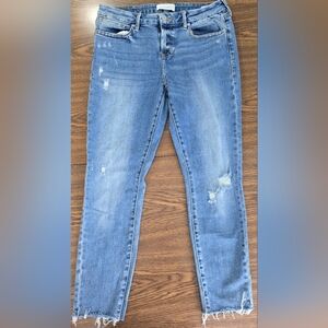 Dear John Joyrich Skinny Jeans Raw Hem Size 30